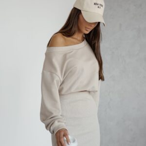 Sweatshirt EMMA, beige