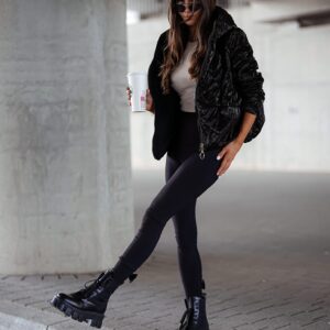 SHAPE Schleifenleggings, schwarz