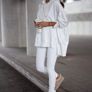 SHAPE Schleifenleggings, weiß